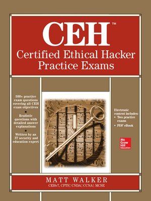 CEH Certified Ethical Hacker Practice Exams - ebook